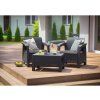 zahradny nabytok keter corfu weekend set dve kresla stol grafitovy 3