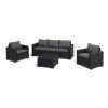 zahradny set keter california 3 2 1 grafitovy