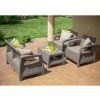 keter corfu set dvojsedacka dve kresla stol cappuccino 2