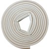 samolepiace gumene tesnenie na okna alebo dvere profil p 6m 9x55mm biele