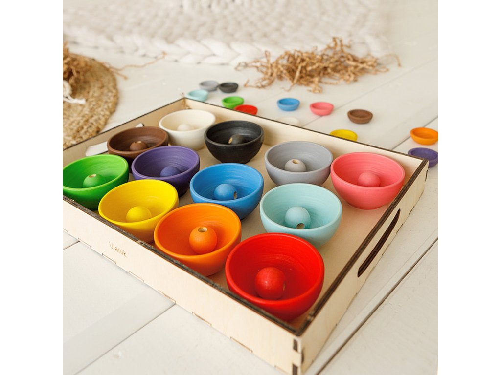 Montessori Holzspielzeug “Pot and lacing” - Ulanik