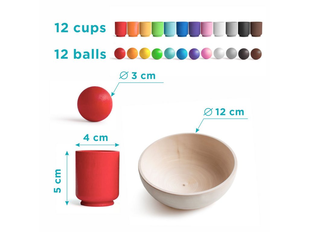 Montessori Materials: Stacking Measuring Cups