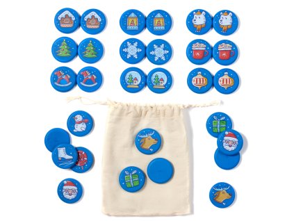 Dětské pexeso „Vánoce“