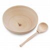 Holzset zum Sortieren "Schüssel und Löffel"