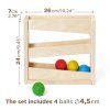 Holzspielzeug Kugelrutsche