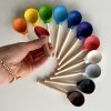 Dřevěná sada "12 Wooden colourful spoons"