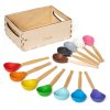 Holzset "12 bunte Holzlöffel"
