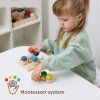 Montessori Holzspielzeug "Pilzweise 9"