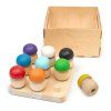 Montessori dřevěná hračka "Houbová louka 9"