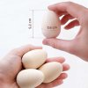 Wooden set of medium eggs 5 pieces