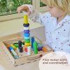 Montessori dřevěná sada „Věžičky“