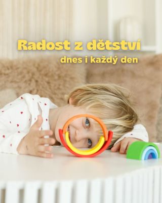 Krásný Mezinárodní den dětí! 💛 Jsme rádi, že jejich hravé chvíle můžeme tvořit spolu s vámi.