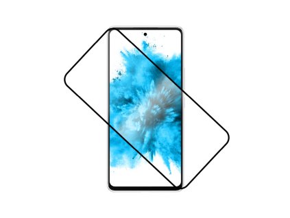 Ochranné tvrzené sklo FIXED Full-Cover pro Samsung Galaxy A36 5G/A56 5G, černé