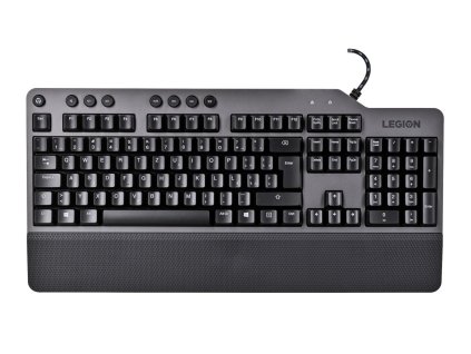 Lenovo Legion K500 klávesnice USB QWERTZ Černá, Šedá