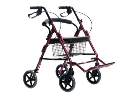 Čtyřkolové chodítko s funkcí sedátka WIBMDHCRE0004