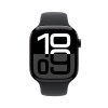 apple watch series 10 42mm gps jet black aluminum sport band black pdp image position 2 cs cz 1