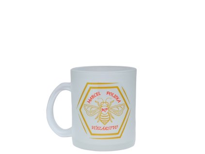 Hrnček (matné sklo) - Marcel Polička - Včelárstvo