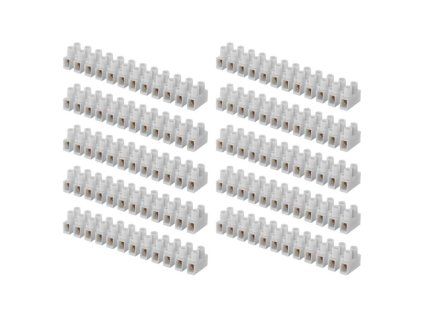 Svorkovnice 12x6,0 mm bílá