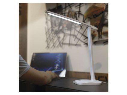 LED stolní lampa CHASE, bílá