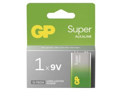 Alkalická baterie GP Super 9V (6LR61), 1 ks