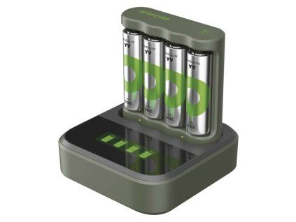 Nabíječka baterií GP B441 + Speed Dock + 4 x AA 2100 mAh
