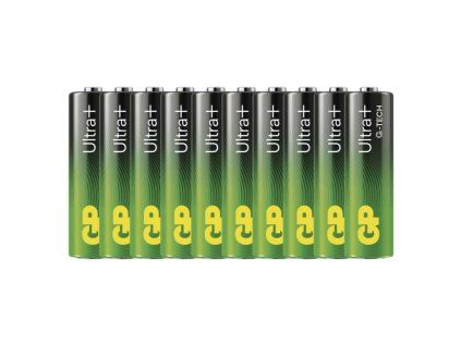Alkalická baterie GP Ultra Plus AAA (LR03), 10 ks