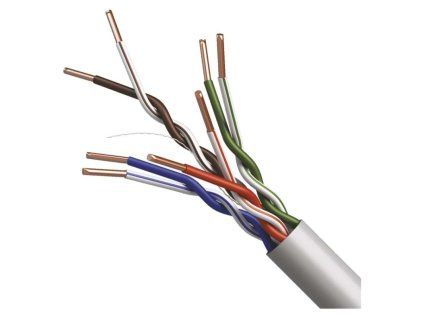 Datový kabel UTP CAT 5E PVC CCA, 100m