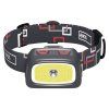 CREE LED + COB LED čelovka P3531, 330 lm, 65 m, 3× AAA