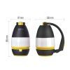 LED multifunkční kempingová svítilna P4008, 215 lm, 3× AA