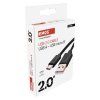 Nabíjecí a datový kabel USB-A 2.0 / micro USB-B 2.0, 2 m, černý