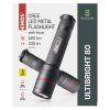 CREE LED nabíjecí kov. svítilna Ultibright 80, 600lm
