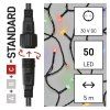 Standard LED spojovací vánoční řetěz, 5 m, venkovní i vnitřní, multicolor