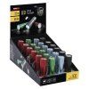 LED ruční kovová svítilna P3848A, 50 lm, 3× AAA, 24 ks, display box