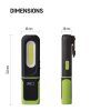 COB LED + SMD LED nabíjecí svítilna P4537, 330 lm, 1200 mAh