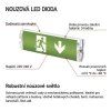 LED Nouzové svítidlo NESSI 3W 3h IP65