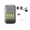 Ultra-rychlá nabíječka baterií GP Charge 10 S491 + 4× AA