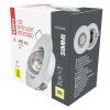 LED bodové svítidlo SIMMI bílé, kruh 5W teplá bílá
