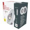 LED bodové svítidlo SIMMI bílé, kruh 5W neutrální bílá