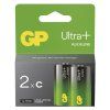Alkalická baterie GP Ultra Plus C (LR14), 2 ks