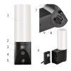 GoSmart Venkovní otočná kamera IP-310 TORCH s WiFi a světlem, černá