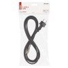 Flexo šňůra guma/neopren 3× 1mm2, 3m, černá