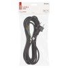Flexo šňůra guma/neopren 3× 1mm2, 5m, černá