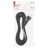 Flexo šňůra guma/neopren 3×1,5mm2, 5m, černá