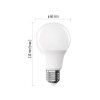 LED žárovka Basic A60 / E27 / 9,4 W (60 W) / 806 lm / teplá bílá