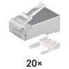 Konektor RJ45 pro FTP CAT6 (drát) CAT6