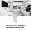 Vidlice úhlová pro prodlužovací kabel, bílá