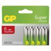 Alkalická baterie GP Super AA (LR6), 8 ks