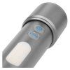 LED nabíjecí kovová svítilna, 600 lm, 1 200 mAh