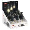 LED žárovka s USB napájením, 9 ks, display box