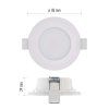 LED bodové svítidlo LORI 4,5W 345LM IP65 CCT bílá